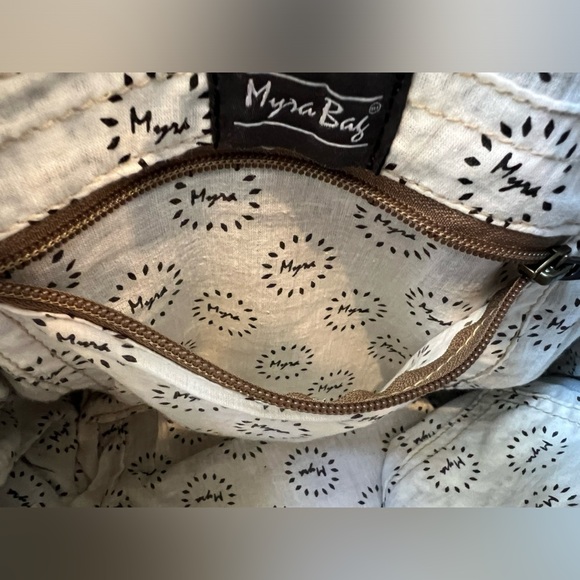 Myra Bag Denim Western Aztec Shoulder Bag - Picture 9 of 13